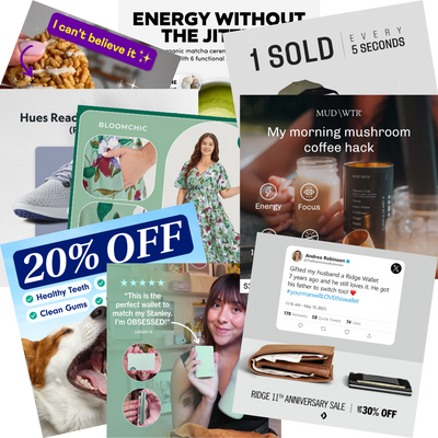 Ecom Growth Pack | 15 Ads + Store Template